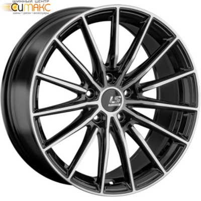 LS FlowForming RC63 8.5x18 5*112 ET30 DIA66.6 BKF Литой