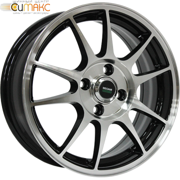 Megami MGM-5 6x14 4*100 ET49 DIA56.6 BKF Литой