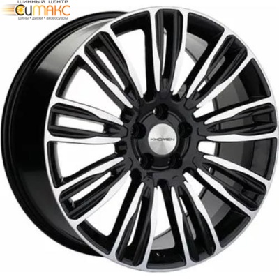 Khomen KHW 2004 8.5x20 5*114.3 ET48 DIA67.1 Black-FP Литой