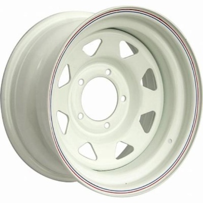 Off Road Wheels УАЗ 8x15 5*139.7 ET0 DIA110.1 White Штампованный