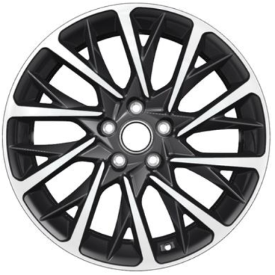 Khomen KHW 1804 7.5x18 5*108 ET47 DIA60.1 Black-FP Литой
