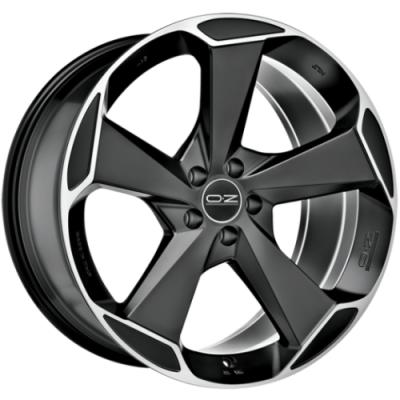 OZ Aspen HLT 9.5x20 5*112 ET52 DIA79 Matt Black + Diamond Cut Литой