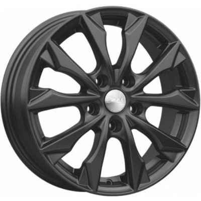 Скад Нагоя 6x16 5*114.3 ET43 DIA67.1 Черный бархат Литой