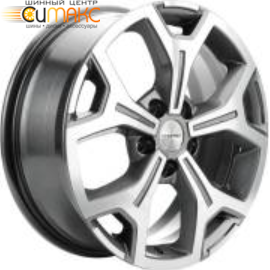 Khomen KHW 1710 6.5x17 5*120 ET55 DIA65.1 Gray-FP Литой