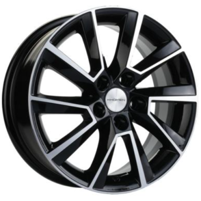 Khomen KHW 1507 6x15 5*100 ET40 DIA57.1 Black-FP Литой