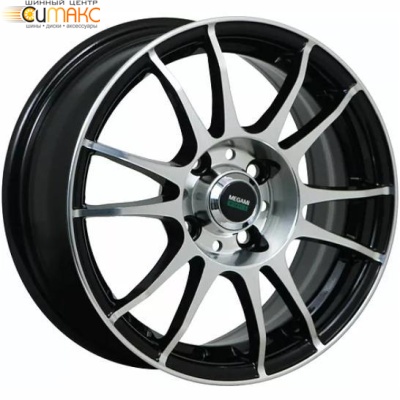 Megami MGM-3 6x14 4*98 ET35 DIA58.6 BKF Литой