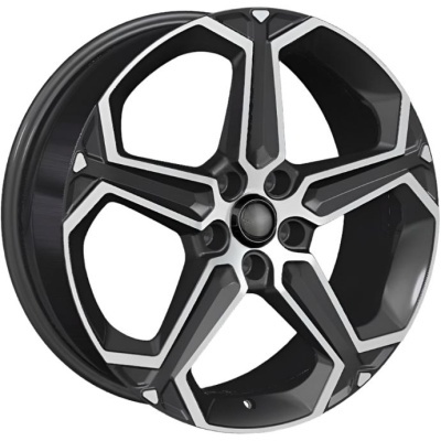Khomen KHW 1909 7.5x19 5*114.3 ET51 DIA67.1 Black-FP Литой