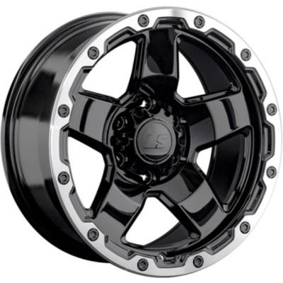 LS 1371 9.5x18 6*139.7 ET5 DIA106.1 BKL Литой