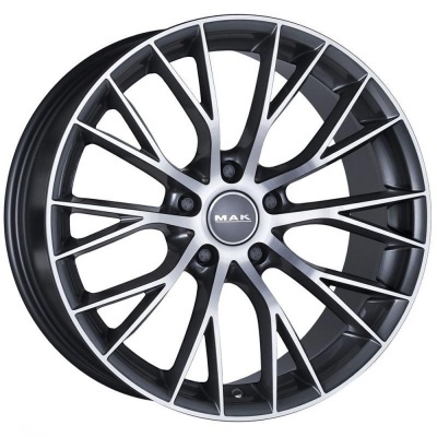 MAK Munchen 9.5x20 5*120 ET44 DIA72.6 Gunmetal Mirror Face Литой