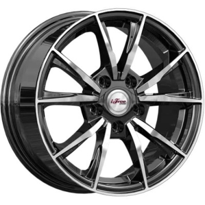 iFree Сион 6.5x15 5*112 ET45 DIA57.1 Блэк Джек Литой