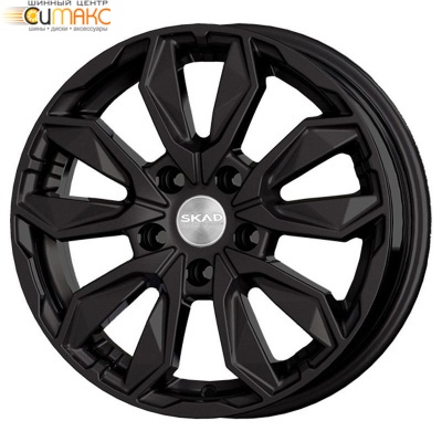 Скад Сочи 6x16 4*100 ET41 DIA60.1 Черный бархат Литой