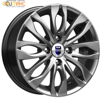 K&K Канзаши 5.5x14 4*98 ET16 DIA58.6 Дарк платинум Литой