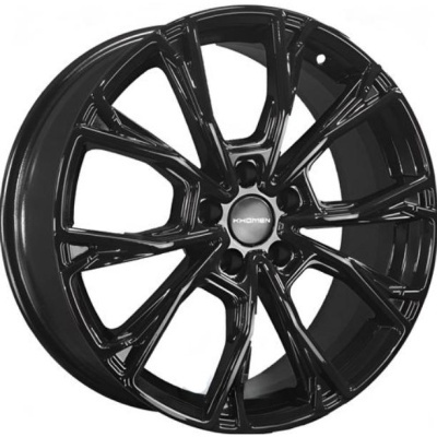 Khomen KHW 1907 7.5x19 5*108 ET46 DIA63.3 Black Литой