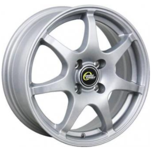 Cross Street CR-15 6x15 4*100 ET50 DIA60.1 Silver Литой