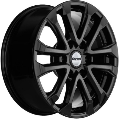 Carwel Пур 7.5x18 6*139.7 ET38 DIA100.1 BL Литой