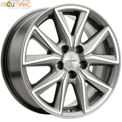 Khomen KHW 1706 7x17 5*114.3 ET45 DIA60.1 G-Silver-FP Литой