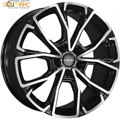 Khomen KHW 1907 7.5x19 5*114.3 ET45 DIA67.1 Black-FP Литой