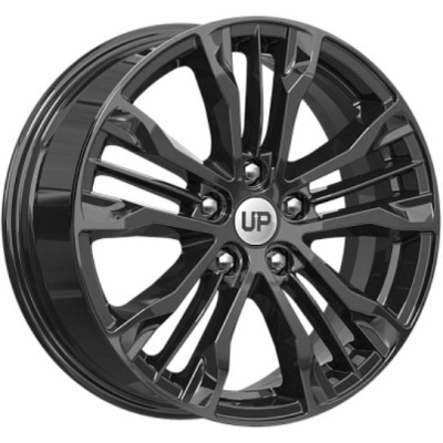 Wheels UP UP106 7x17 5*114.3 ET48 DIA66.1 New Black Литой