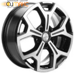 Khomen KHW 1710 6.5x17 5*120 ET55 DIA65.1 Black-FP Литой