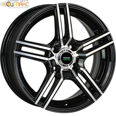 Megami MGM-1 5.5x14 4*100 ET49 DIA56.6 BKF Литой