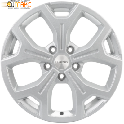 Khomen KHW 1710 6.5x17 5*120 ET55 DIA65.1 F-Silver Литой