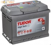 Аккумулятор TUDOR High-Tech 61 А/ч обратная R+ EN 600A, 242x175x175 TA612