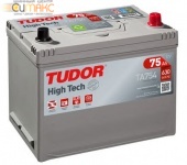Аккумулятор TUDOR High-Tech 75 А/ч обратная R+ EN 630A, 270x173x222 TA754