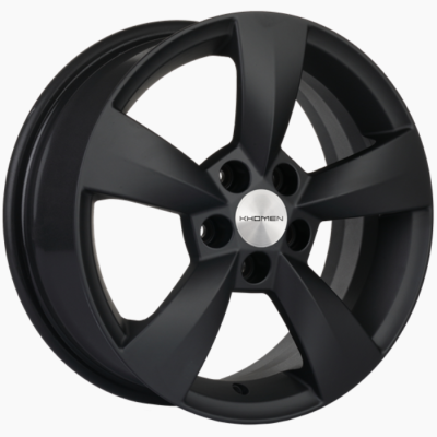 Khomen KHW 1504 6x15 5*100 ET38 DIA57.1 Black Matt Литой