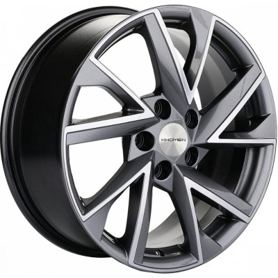 Khomen KHW 1714 7x17 5*114.3 ET48.5 DIA67.1 Gray-FP Литой