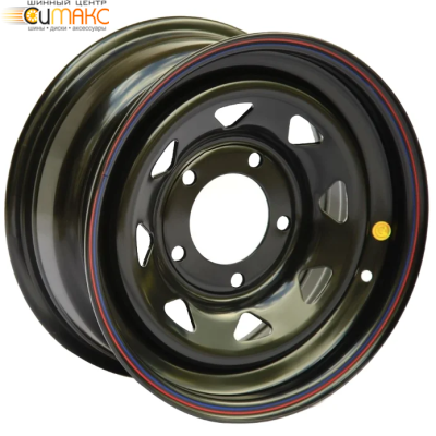 Off Road Wheels Nissan/Toyota 8x17 6*139.7 ET0 DIA110.1 Black Штампованный