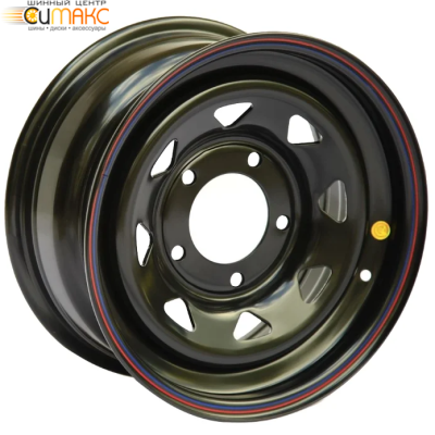 Off Road Wheels Nissan/Toyota 8x15 6*139.7 ET-19 DIA110.1 Black Штампованный
