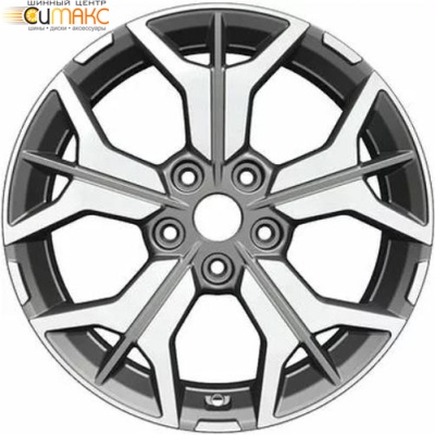 Khomen KHW 1715 7x17 5*112 ET40 DIA57.1 Gray-FP Литой