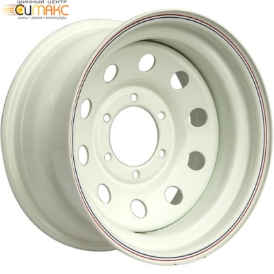 Off Road Wheels Nissan Navara/Pathfinder 8x16 6*114.3 ET0 DIA66.1 White Штампованный