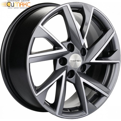 Khomen KHW 1714 7x17 5*114.3 ET45 DIA67.1 Gray-FP Литой