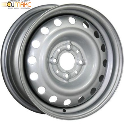 Trebl 53E40M 5.5x14 4*114.3 ET40 DIA66.1 Silver Штампованный