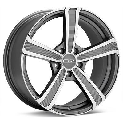 OZ Montecarlo HLT 9.5x20 5*112 ET52 DIA79 Matt Dark Graphite Diamond Cut Литой