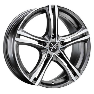 OZ X5B 8x18 5*120 ET45 DIA79 Matt Graphite Diamond Cut Литой