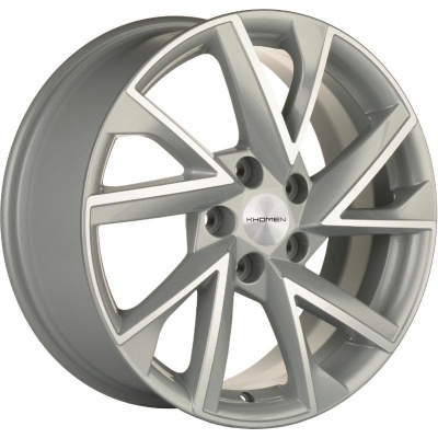 Khomen KHW 1714 7x17 5*114.3 ET45 DIA67.1 F-Silver-FP Литой