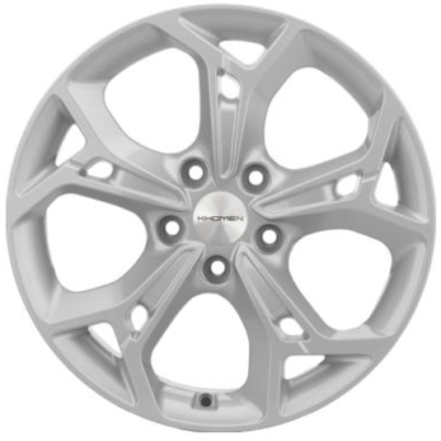 Khomen KHW 1702 7x17 5*114.3 ET39 DIA60.1 F-Silver Литой