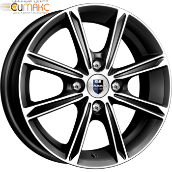 K&K Флэш 5x14 4*98 ET35 DIA58.6 Алмаз черный Литой