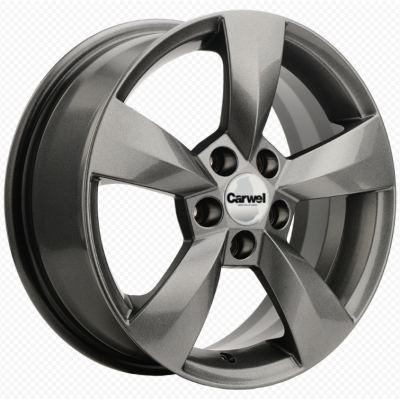 Khomen KHW 1504 6x15 5*100 ET43 DIA57.1 G-Silver Литой