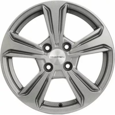 Khomen KHW 1502 6x15 4*100 ET45 DIA54.1 G-Silver Литой