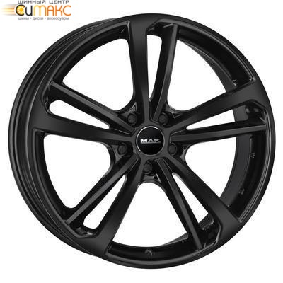 MAK Nurburg 9.5x21 5*112 ET25 DIA66.6 Gloss Black Литой