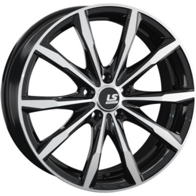 LS FlowForming RC38 8x19 5*108 ET45 DIA63.3 BKF Литой
