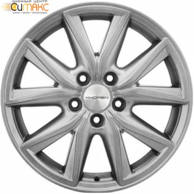 Khomen KHW 1706 7x17 5*114.3 ET39 DIA60.1 G-Silver Литой