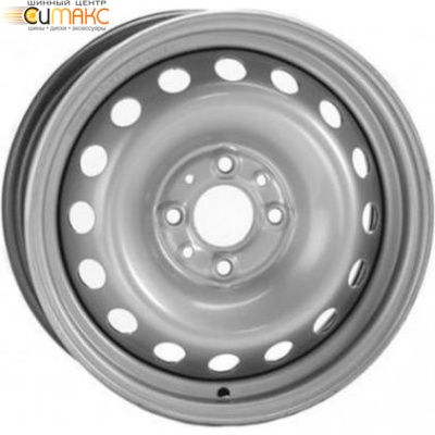 Trebl 64C18F 6x15 4*108 ET18 DIA65.1 Silver Штампованный