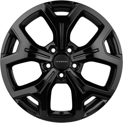 Khomen KHW 1715 7x17 5*114.3 ET43.5 DIA67.1 Black Литой