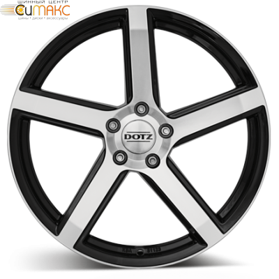 Dotz CP5 dark 8.5x18 5*112 ET45 DIA70.1 BFP Литой