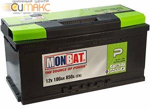Аккумулятор MONBAT Starter 100 А/ч обратная R+ EN 850A 353x175x175 MP1085B50