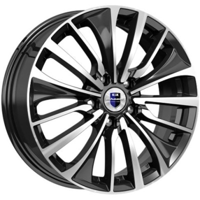 Скад Flanker 6.5x17 5*114.3 ET50 DIA67.1 Алмаз черный Литой